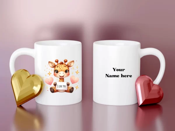 Personalised Mug - Baby Giraffe