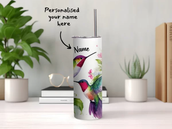 Personalised Tumbler - Twin birds