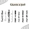 Personalised Tumbler and Mugs fonts