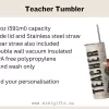 Personalised Teacher Tumbler