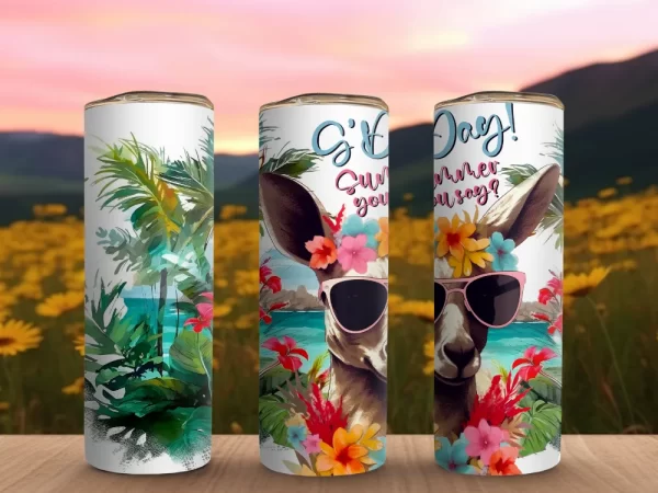 Personalised Tumbler - Kangaroo