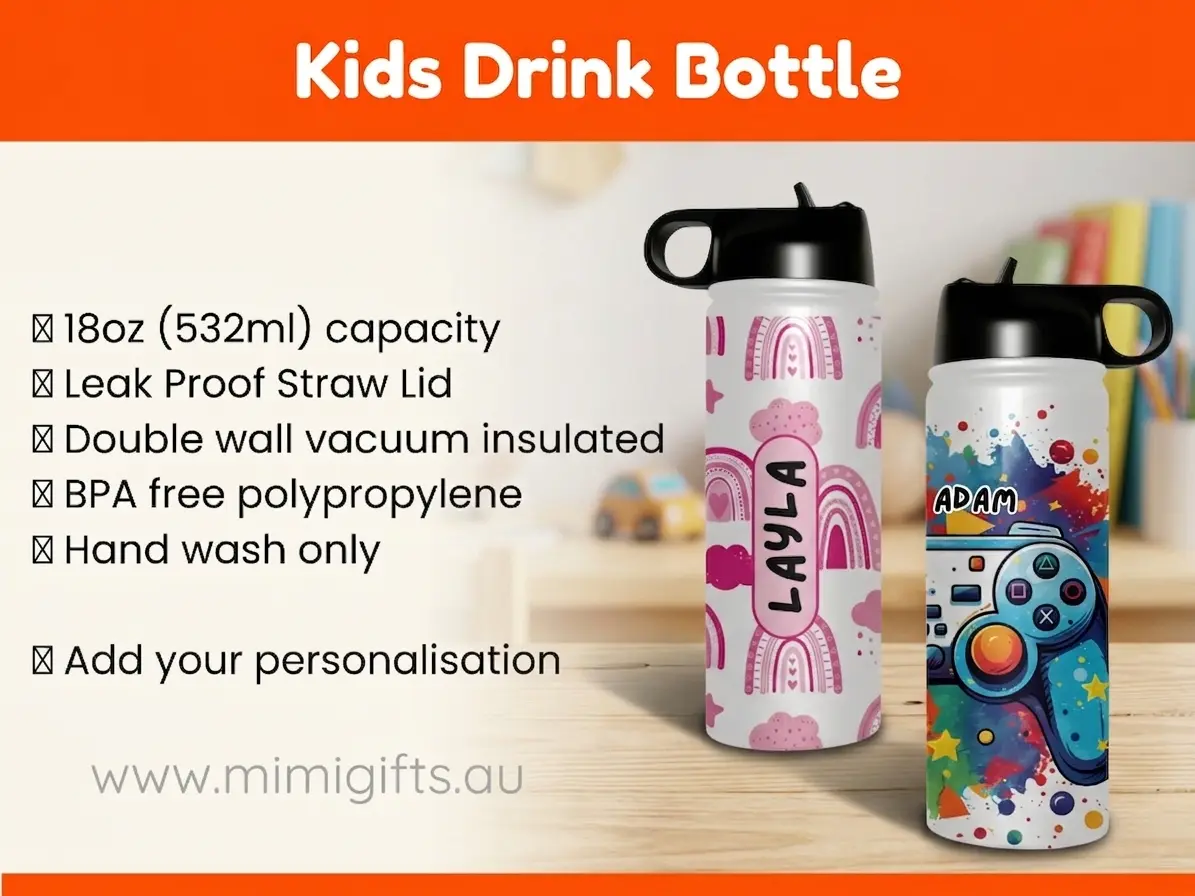 Personalised Kids Drink Bottle