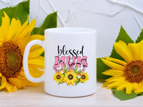 Personalised Mug Blessed Mum